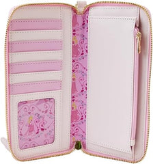LOUNGEFLY Disney Sleeping Beauty Princess Lenticular Wristlet Wallet