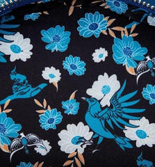 LOUNGEFLY Harry Potter Ravenclaw House Floral Tattoo Mini Backpack