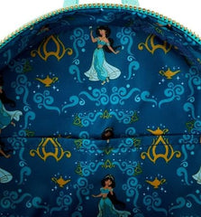 LOUNGEFLY Disney Aladdin Jasmine Lenticular Mini Backpack
