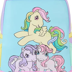 LOUNGEFLY MLP Color Block Mini Backpack