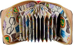 LOUNGEFLY Up 15th Anniversary Adventure Book Accordion Zip Around Wallet