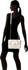 LOUNGEFLY Disney Bambi Springtime Gingham Crossbody Bag
