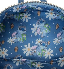 LOUNGEFLY Disney Stitch Springtime Daisy Mini Backpack