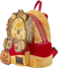 LOUNGEFLY Winnie the Pooh Halloween Costume Plush Cosplay Mini Backpack