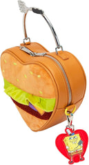 Loungefly Nickelodeon Spongebob Krabby Patty Plush Crossbody Bag