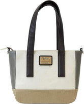 LOUNGEFLY Disney Mickey and Friends Faux Leather and Canvas Mini Tote Bag