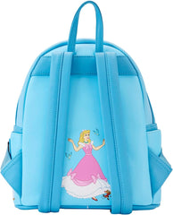 LOUNGEFLY Disney Cinderella Lenticular Princess Series Mini Backpack