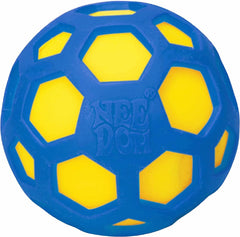 Schylling Atomic Nee Doh...Groovy Glob! Squishy, Squeezy, Stretchy Stress Fidget Balls Blue, Yellow & Pink Complete Gift Set Party Bundle - 3 Pack