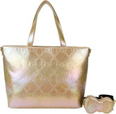 LOUNGEFLY Sanrio 50th Anniversary Gold Tote Bag