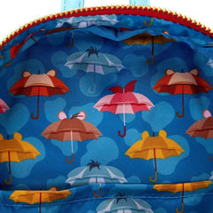 LOUNGEFLY Disney Winnie the Pooh and Friends Rainy Day Mini Backpack
