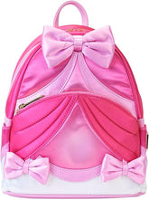 LOUNGEFLY Disney Cinderella 75th Anniversary Pink Bow Mini Backpack