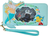 LOUNGEFLY The Little Mermaid Ariel Princess Lenticular Zip Around Wallet