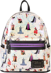 LOUNGEFLY Disney Villains Iridescent Mini Backpack