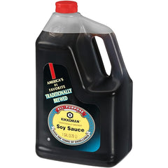 Kikkoman - Traditionally Brewed Soy Sauce, Organic Soy Sauce, All Purpose Seasoning, No Added Preservatives - 1 Gallon (Pack of 1)