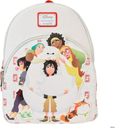 LOUNGEFLY Disney Big Hero 6 10th Anniversary Baymax Gang Mini Backpack