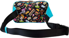 LOUNGEFLY Scooby-Doo Snacks All-Over Print Nylon Belt Bag