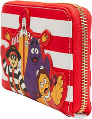 LOUNGEFLY Mcdonalds Ronald And Friends Zip Around Wallet