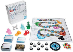 PlayMonster The Magical World of Disney Trivia: 100 Years of Wonder Trivia Board Game Cards for Children with Disney + Pixar Art, Exclusive Pin, for Kids Ages 6+