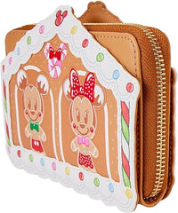 Loungefly Disney Mickey & Friends Gingerbread House Zip Around Wallet