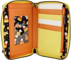 LOUNGEFLY Disney Mickey and Friends Candy Corn Zip Around Wallet