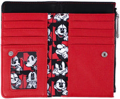 LOUNGEFLY Mickey Mouse Flap Wallet
