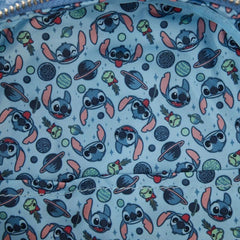LOUNGEFLY Disney Stitch Plush Sherpa Mini Backpack