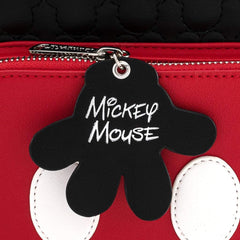 LOUNGEFLY Disney Mickey Mouse Quilted Cosplay Mini Backpack