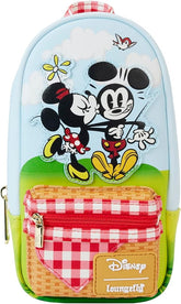 LOUNGEFLY Disney Mickey and Friends Picnic Mini Backpack Pencil Case