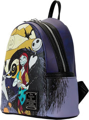 LOUNGEFLY Nightmare Before Christmas Mini Backpack : Spooky Chic Style!