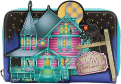 LOUNGEFLY Coraline Glow-in-the-Dark House Zip Around Wallet