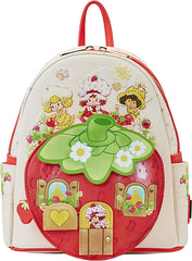 LOUNGEFLY Strawberry Shortcake Strawberry House Mini Backpack