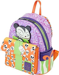 LOUNGEFLY Disney Nightmare Before Christmas Scary Teddy Present Glow Mini Backpack