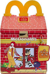 LOUNGEFLY McDonalds Mini Backpack Happy Meal Official Red Mini Backpack