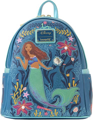 LOUNGEFLY Disney Little Mermaid Ariel Live Action Double Strap Shoulder Bag