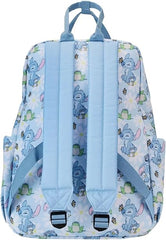 LOUNGEFLY Disney Lilo and Stitch Springtime Stitch Allover Print Full-Size Nylon Backpack