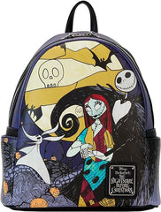 LOUNGEFLY Nightmare Before Christmas Mini Backpack : Spooky Chic Style!