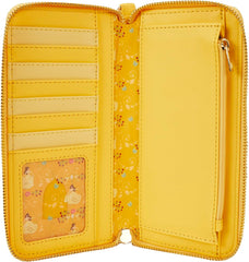 Loungefly Disney Princess Beauty and The Beast Belle Wristlet