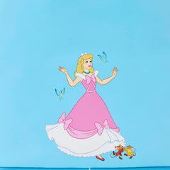 LOUNGEFLY Disney Cinderella Lenticular Princess Series Mini Backpack