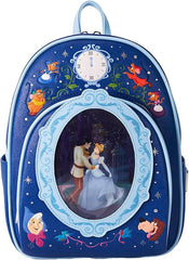 LOUNGEFLY Disney Cinderella 75th Anniversary Lenticular Mini Backpack