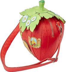 LOUNGEFLY Strawberry Shortcake Strawberry House Figural Crossbody Purse