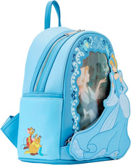 LOUNGEFLY Disney Cinderella Lenticular Princess Series Mini Backpack