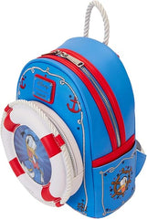 LOUNGEFLY Disney Donald Duck 90th Anniversary Lenticular Mini Backpack, Small