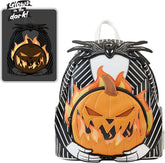 LOUNGEFLY Nightmare Before Christmas Jack Pumpkin Head Double Strap Shoulder Bag
