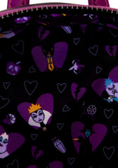 LOUNGEFLY Disney Villains Curse Your Hearts Mini Backpack
