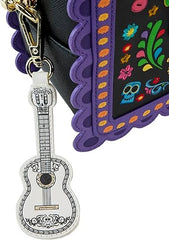 LOUNGEFLY Coco Miguel Calavera Floral Skull Crossbody Bag
