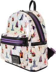 LOUNGEFLY Disney Villains Iridescent Mini Backpack