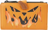 LOUNGEFLY Disney Jack Skellington Flaming Pumpkin Head Flap Wallet | Halloween Wallets