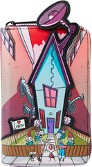 LOUNGEFLY Nickelodeon Invader Zim Secret Lair Zip Around Wallet
