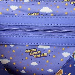 LOUNGEFLY Pokémon Sleeping Pikachu and Friends Crossbody Purse