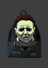 LOUNGEFLY Halloween Michael Myers Mask Cosplay Mini Backpack